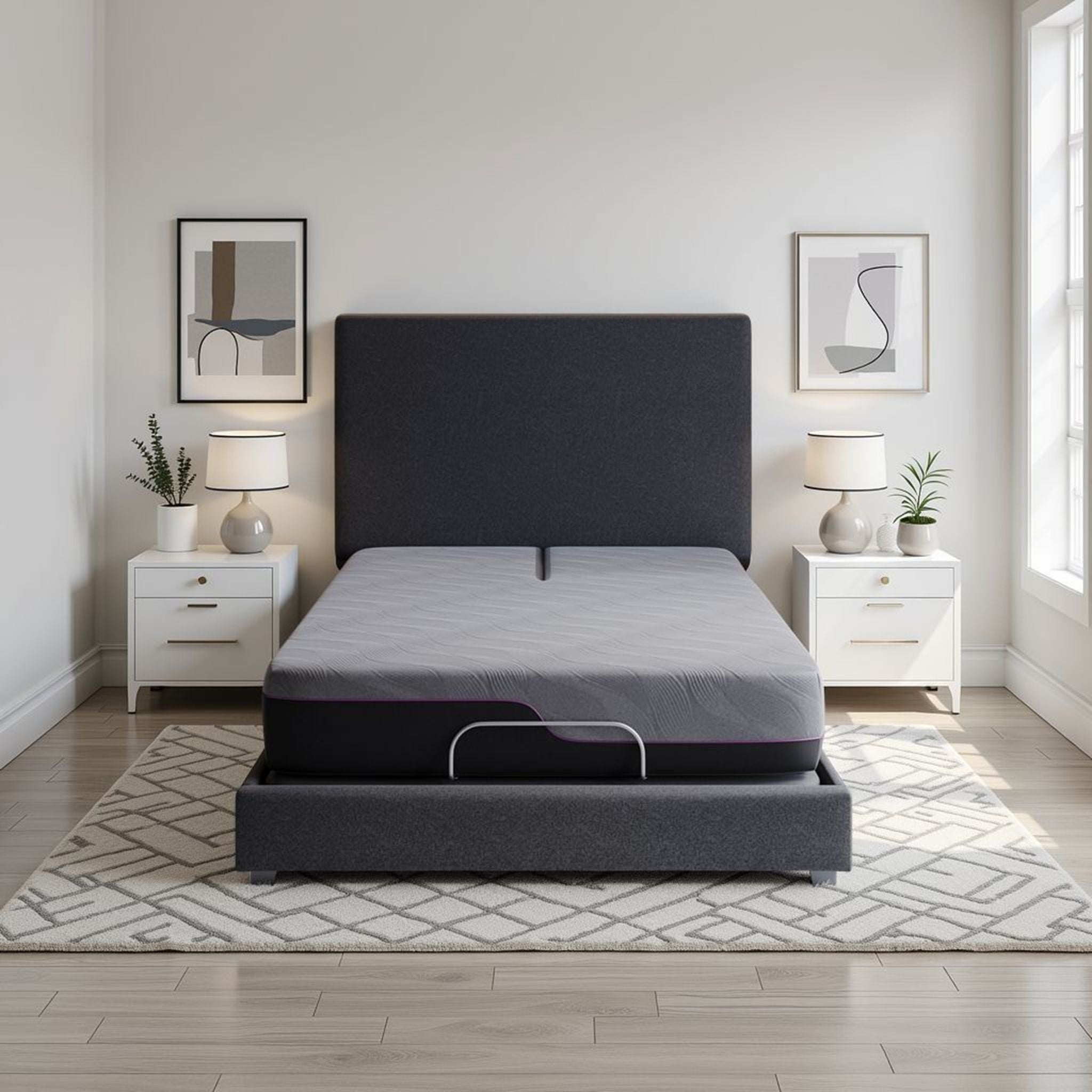 Renew - 11" Queen Size Flex Head Cooling Fast Responding Latex Foam Mattress - Gray