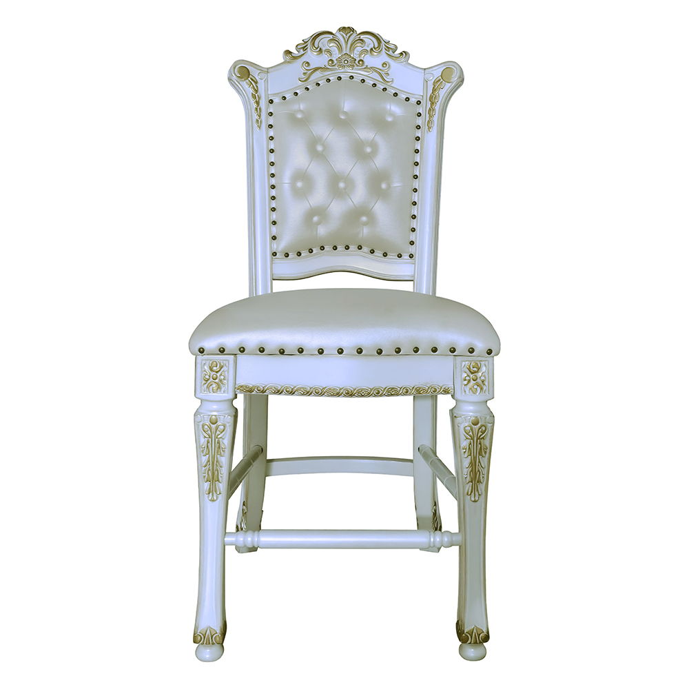 Vendome - Counter Height Chair (Set of 2) - Antique Pearl