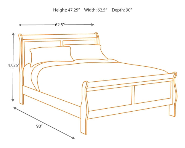 Ashley Express - Alisdair Sleigh Bed