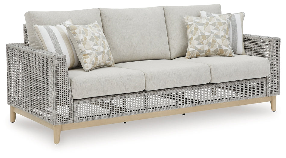 Seton Creek Outdoor Sofa and Loveseat