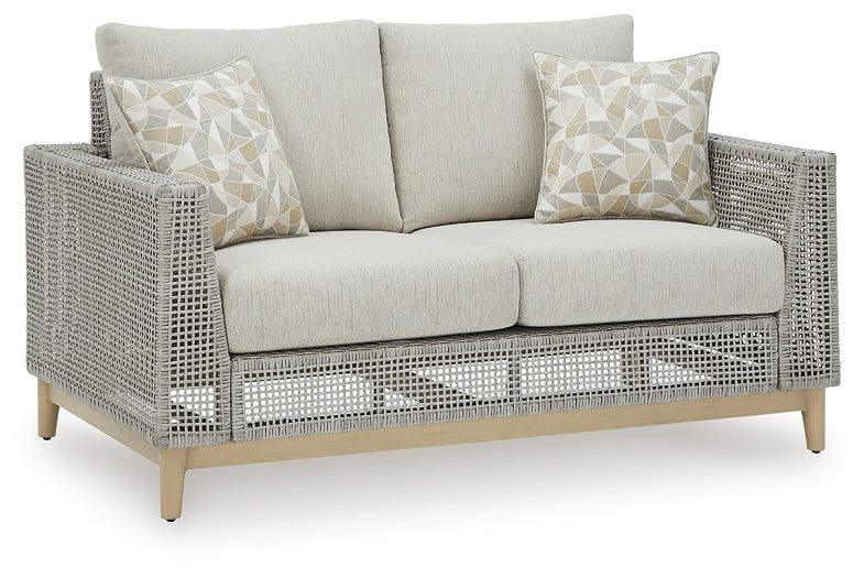 Seton Creek Outdoor Sofa and Loveseat