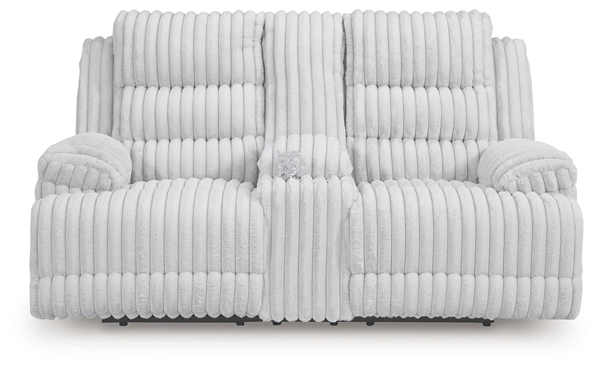 Rhines Falls DBL REC PWR Loveseat w/Console