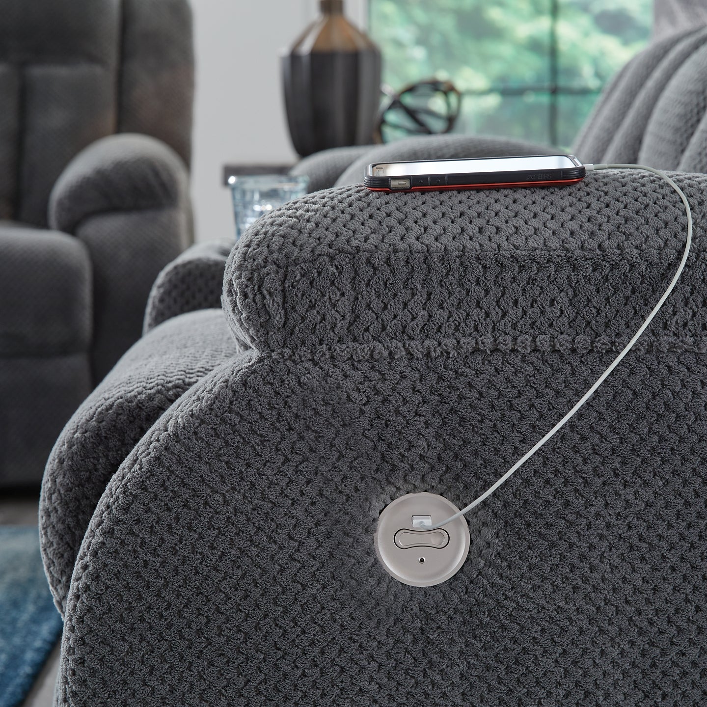 Observation DBL REC PWR Loveseat w/Console