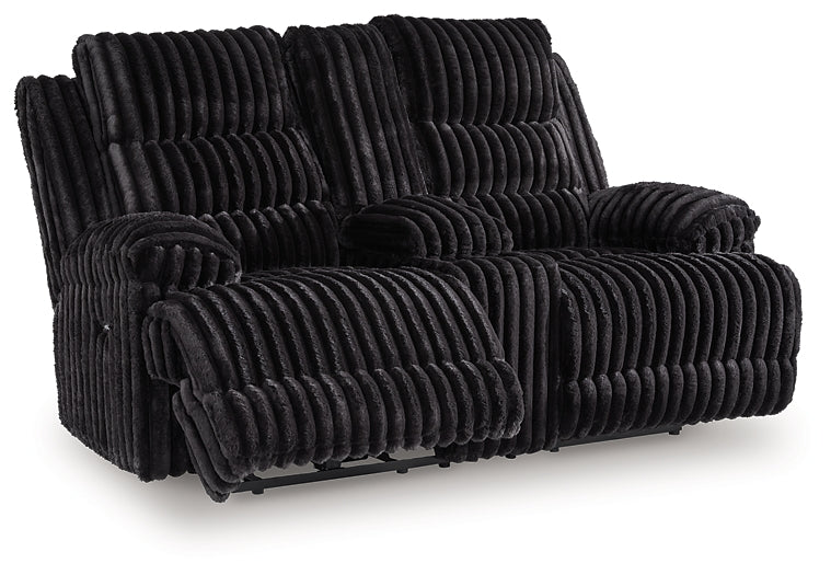 Rhines Falls DBL REC PWR Loveseat w/Console