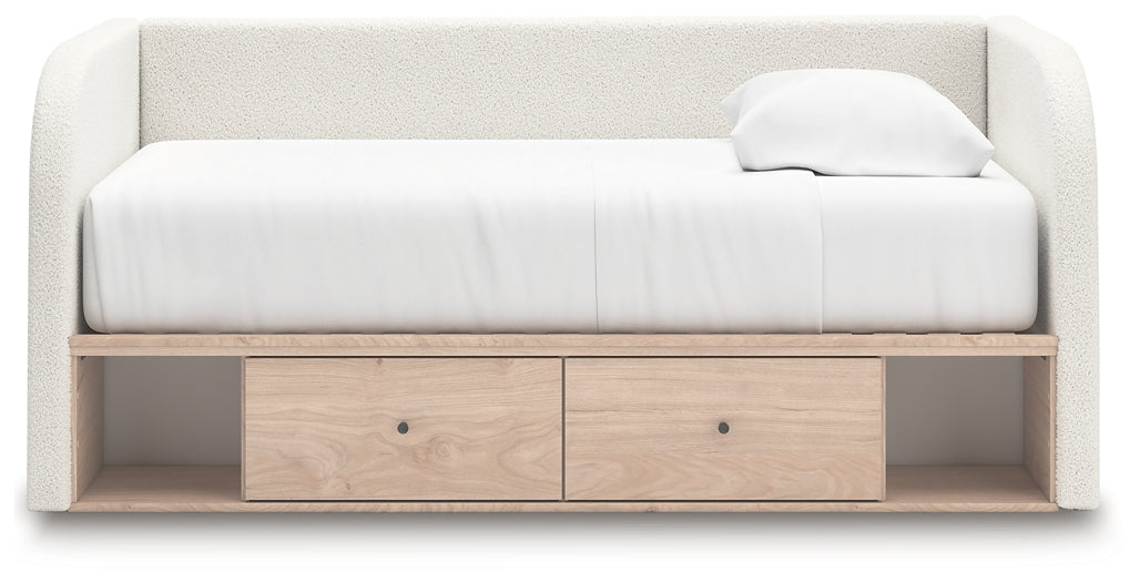 Arloster Full Upholstered Day Bed with Storage