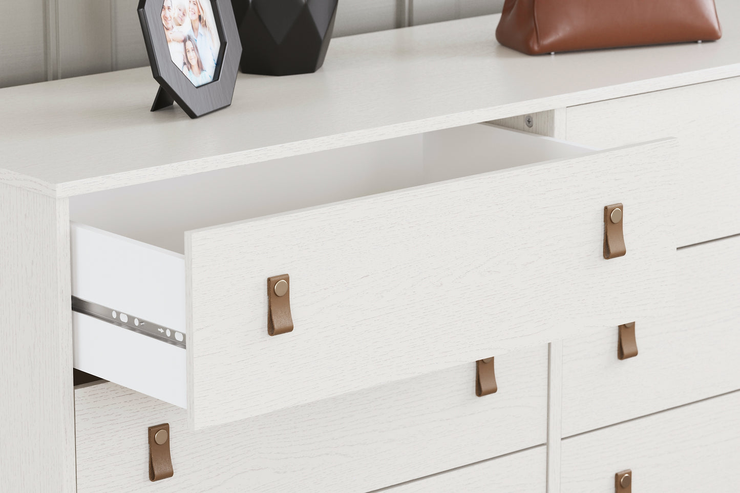 Ashley Express - Aprilyn Queen Bookcase Headboard with Dresser, Chest and Nightstand