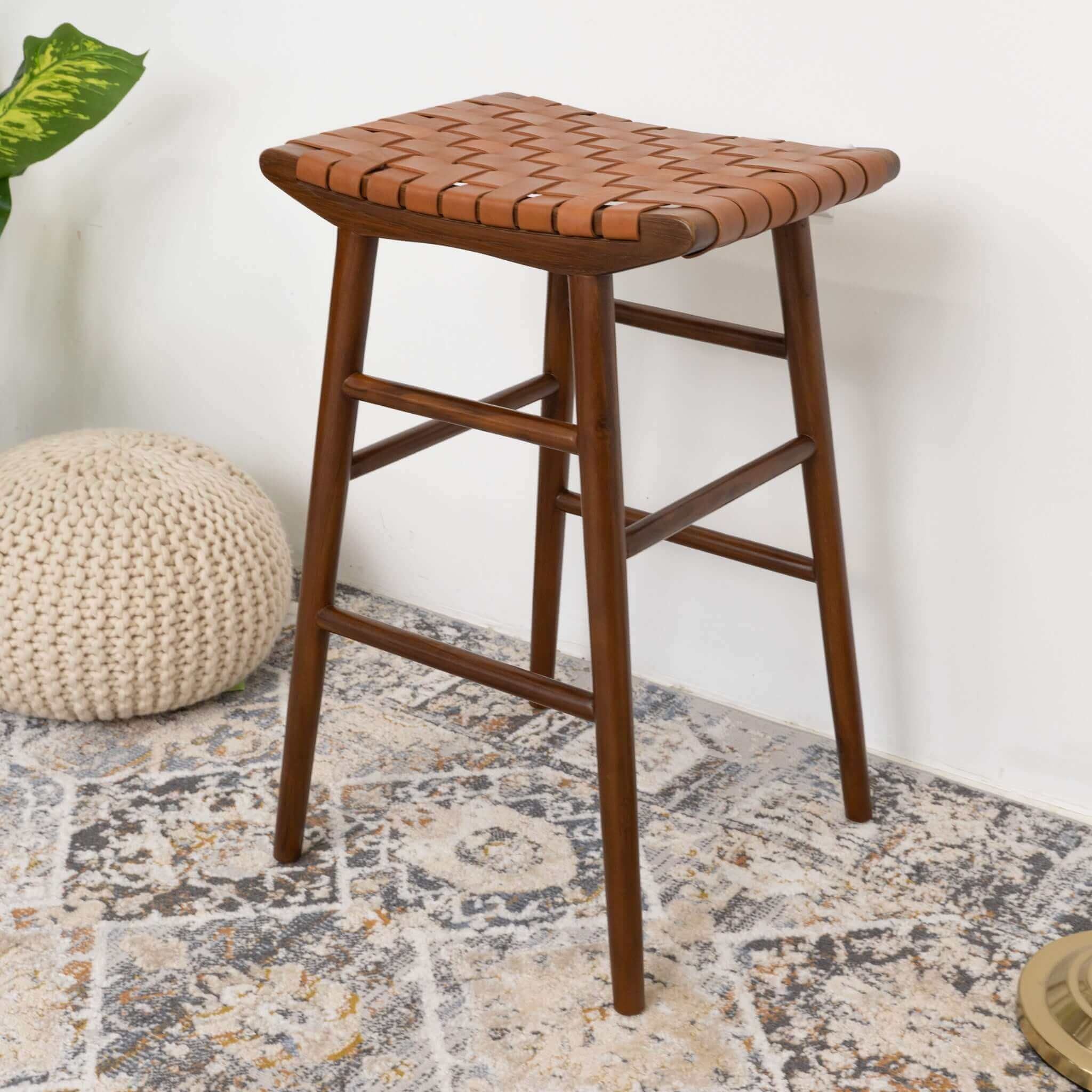 Maya - Stool - Rustic / Tan