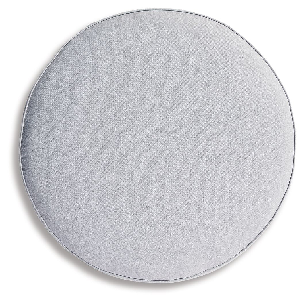 Harbor Court - Ottoman with Cushion - Gray