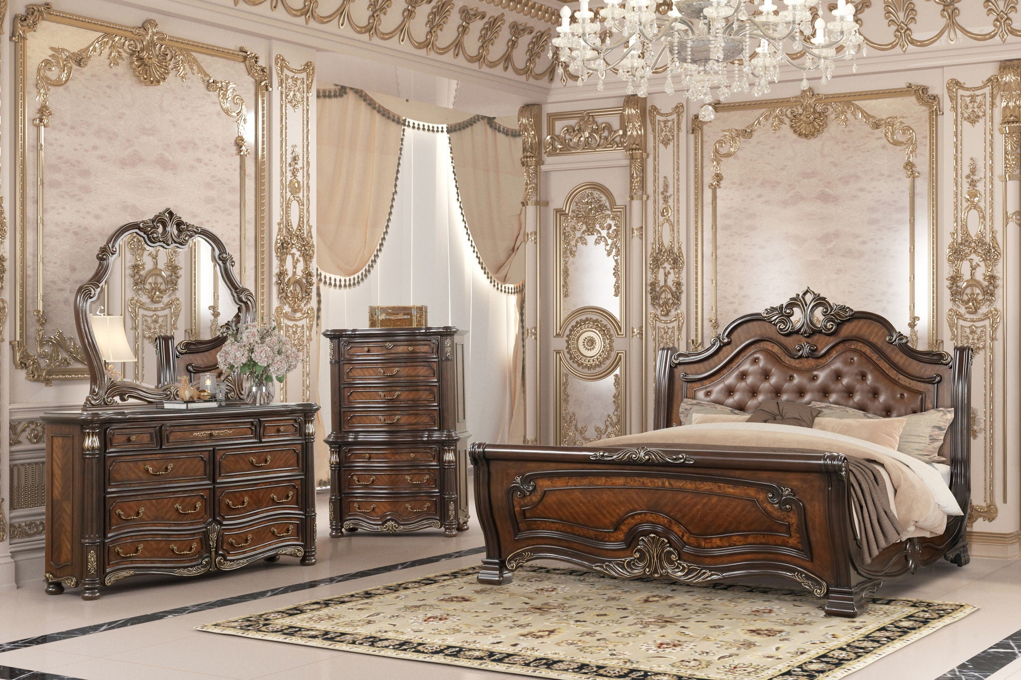 Bella Notte - Upholstered Bedroom Set