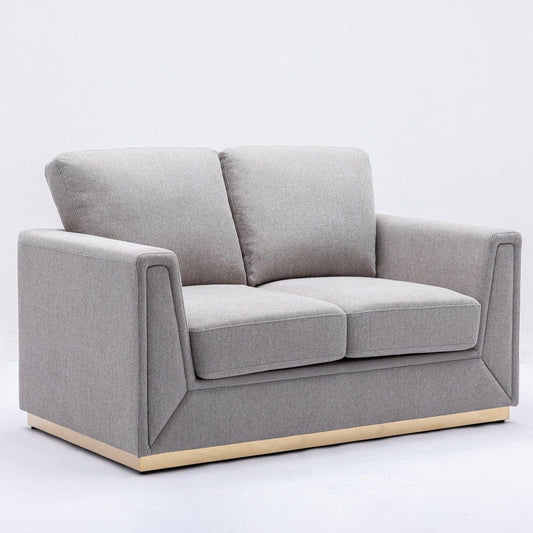 Valin - Loveseat - Gray Linen