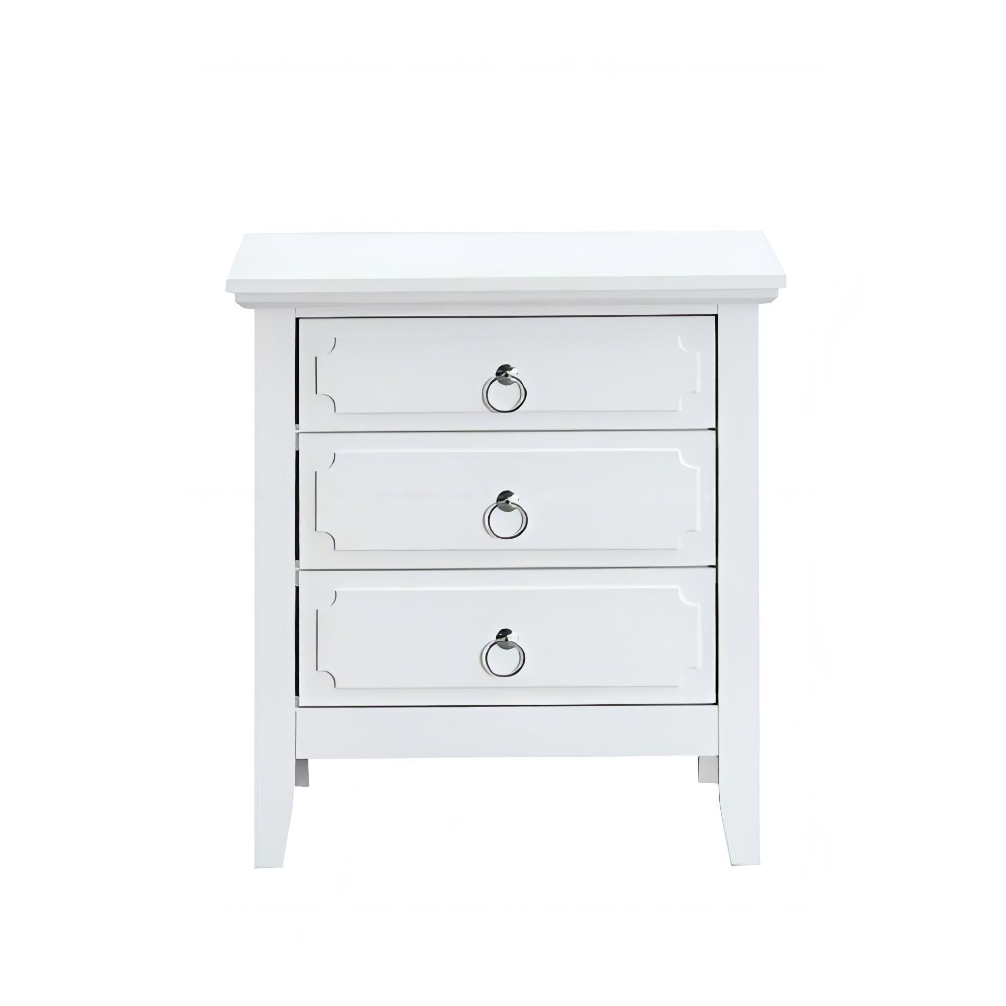 Hammond - 3 Drawer Nightstand - White