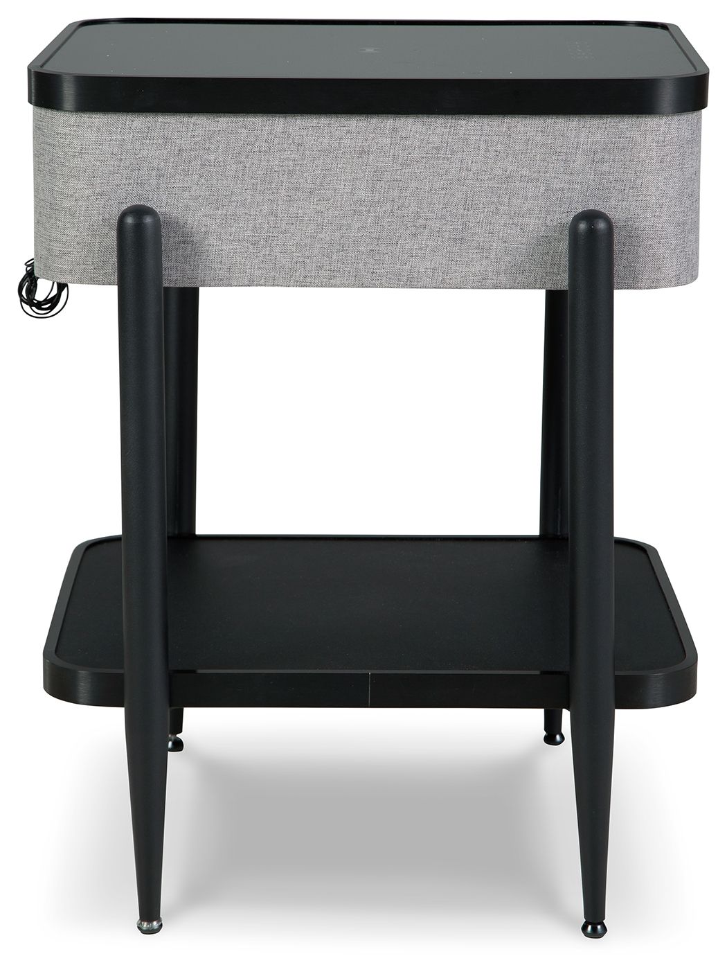 Jorvalee - Accent Table with Speaker - Gray / Black