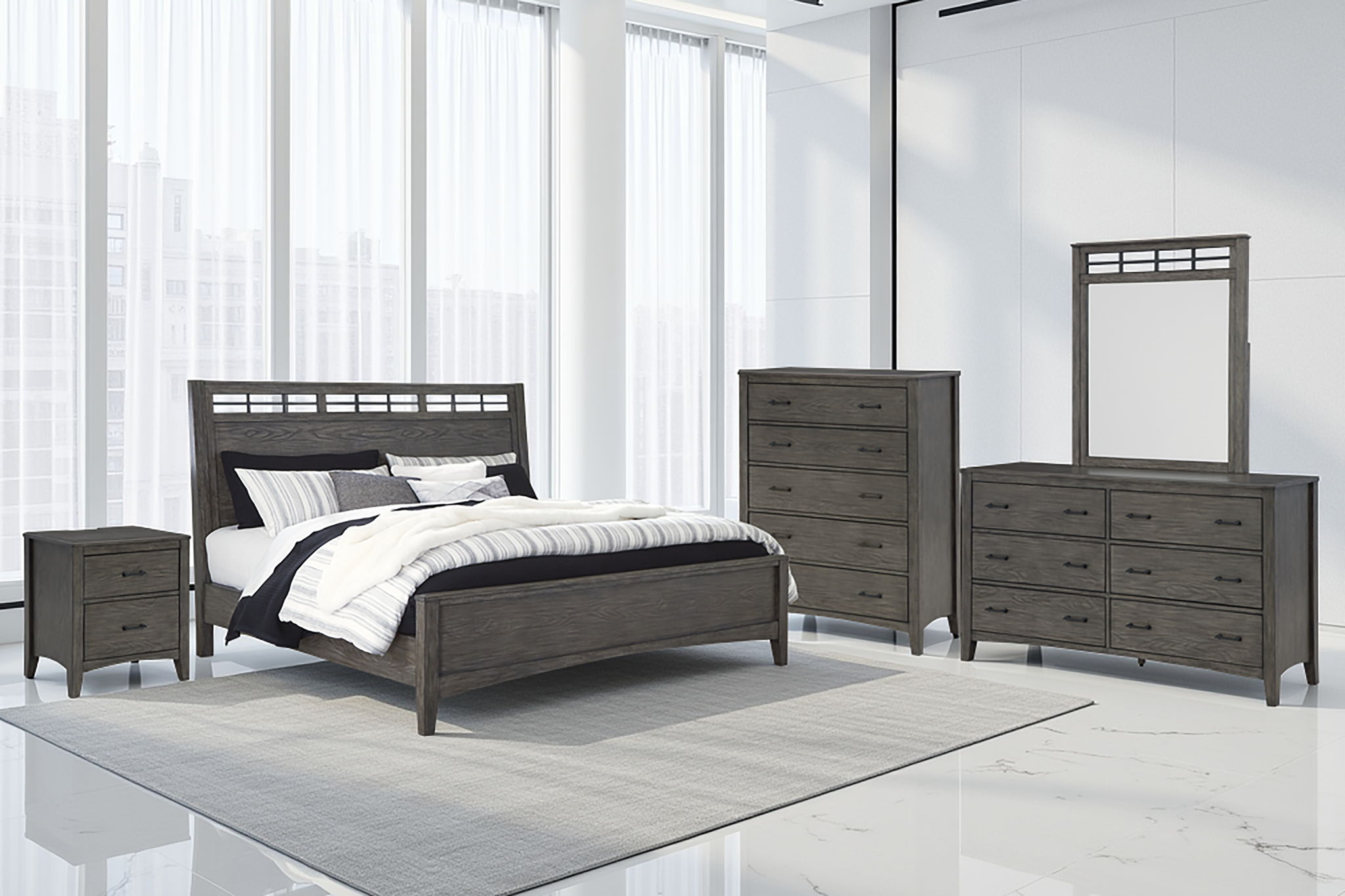 Montillan - Panel Bed
