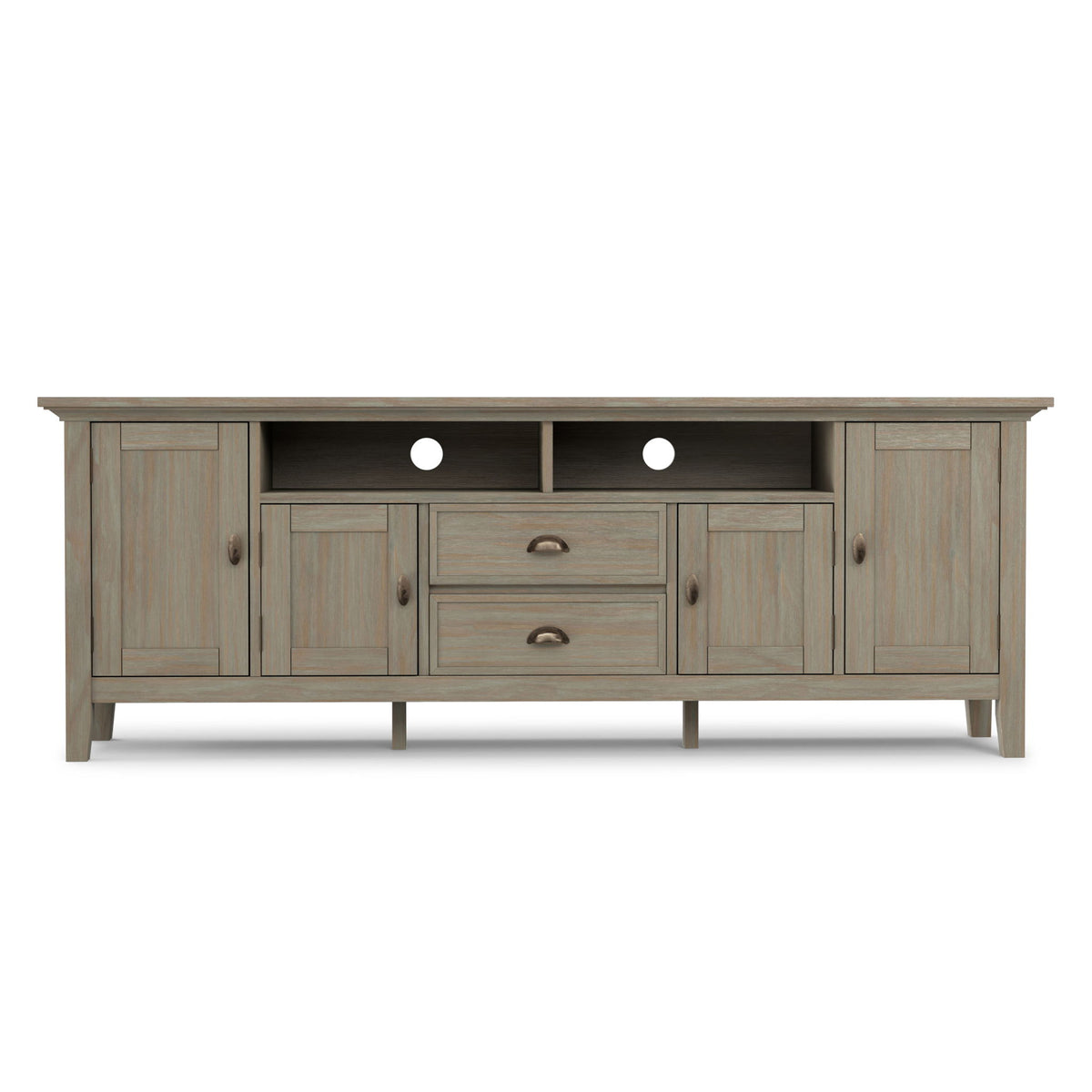Redmond - TV Media Stand - Distressed Gray