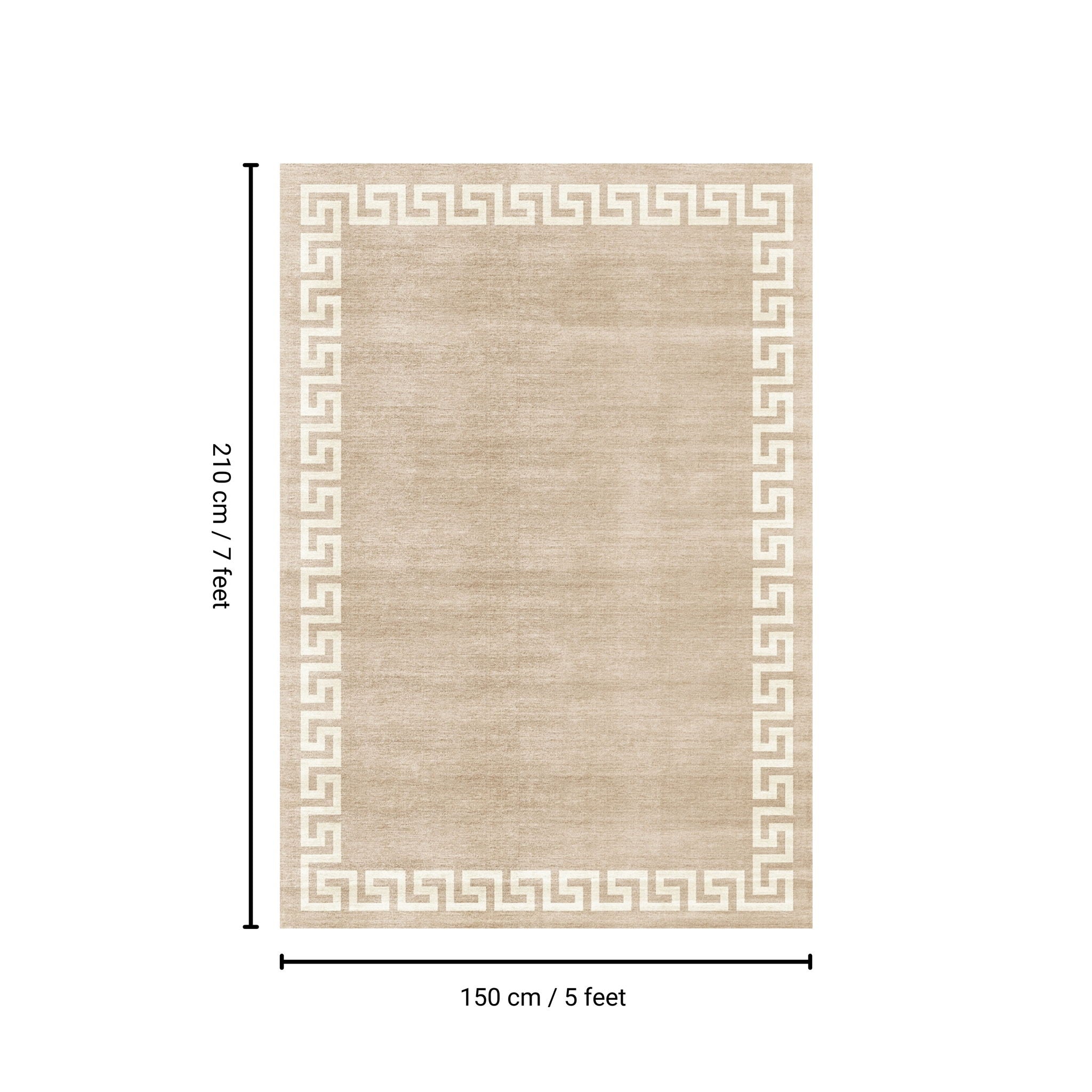 Toucan - Washable Non - Slip Area Rug - Beige
