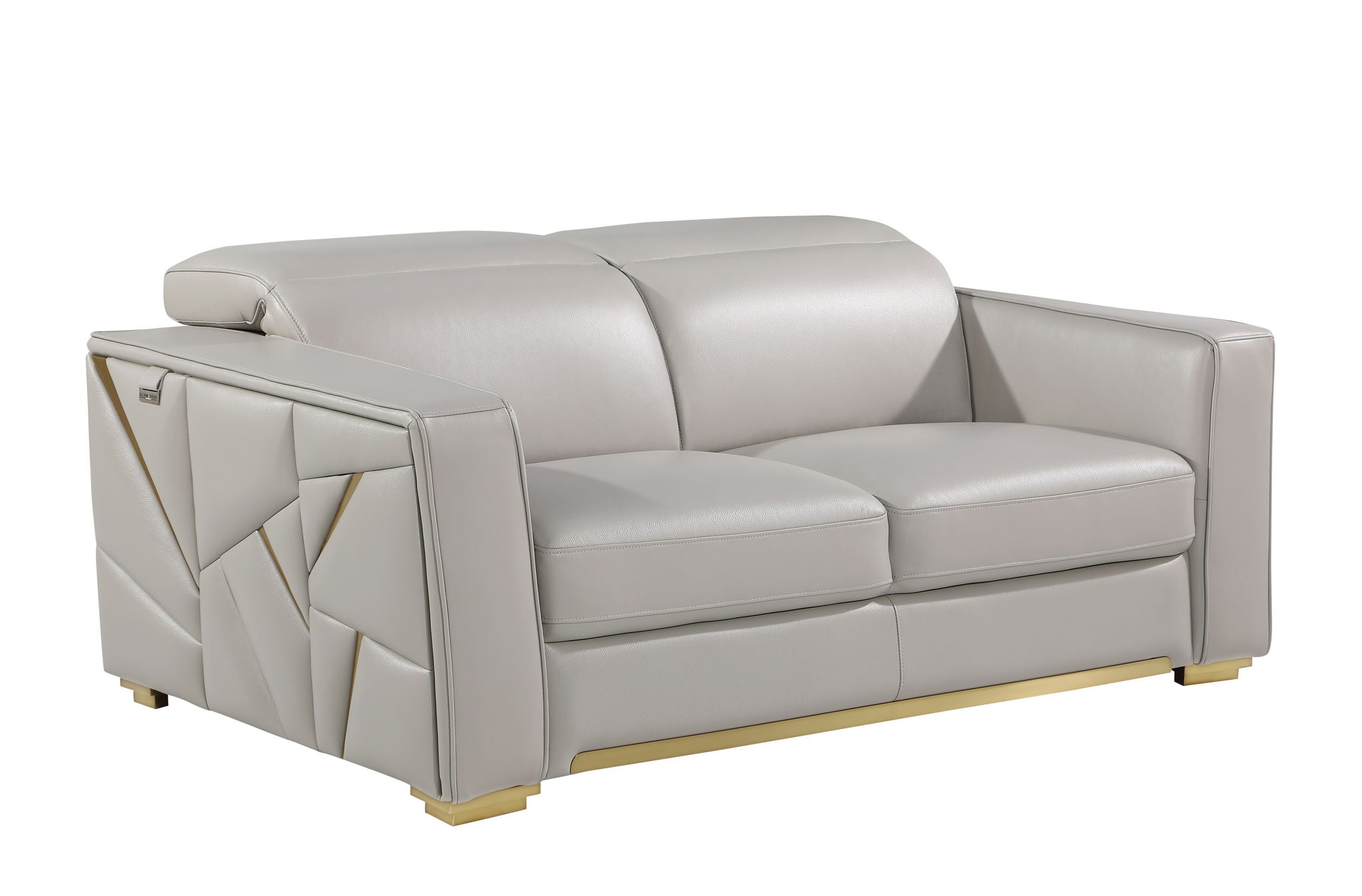 1120 - Leather Loveseat