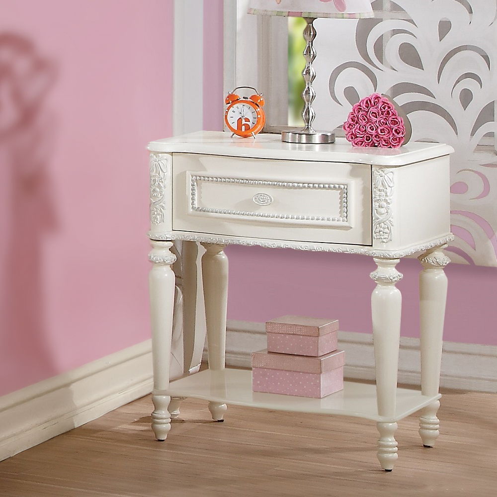Dorothy - Nightstand With 1 Drawer - Ivory