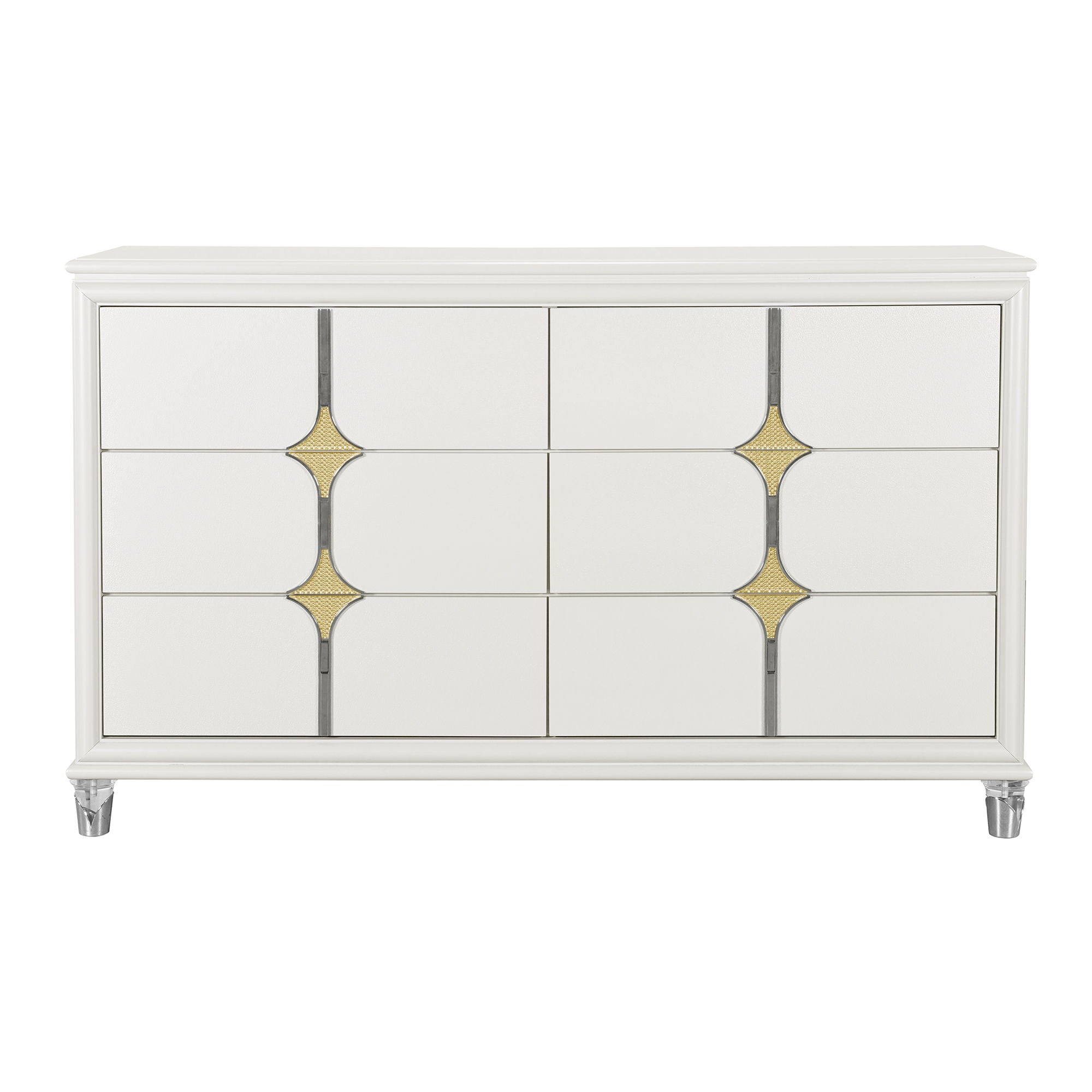 Uriuni - Dresser - Gold / White