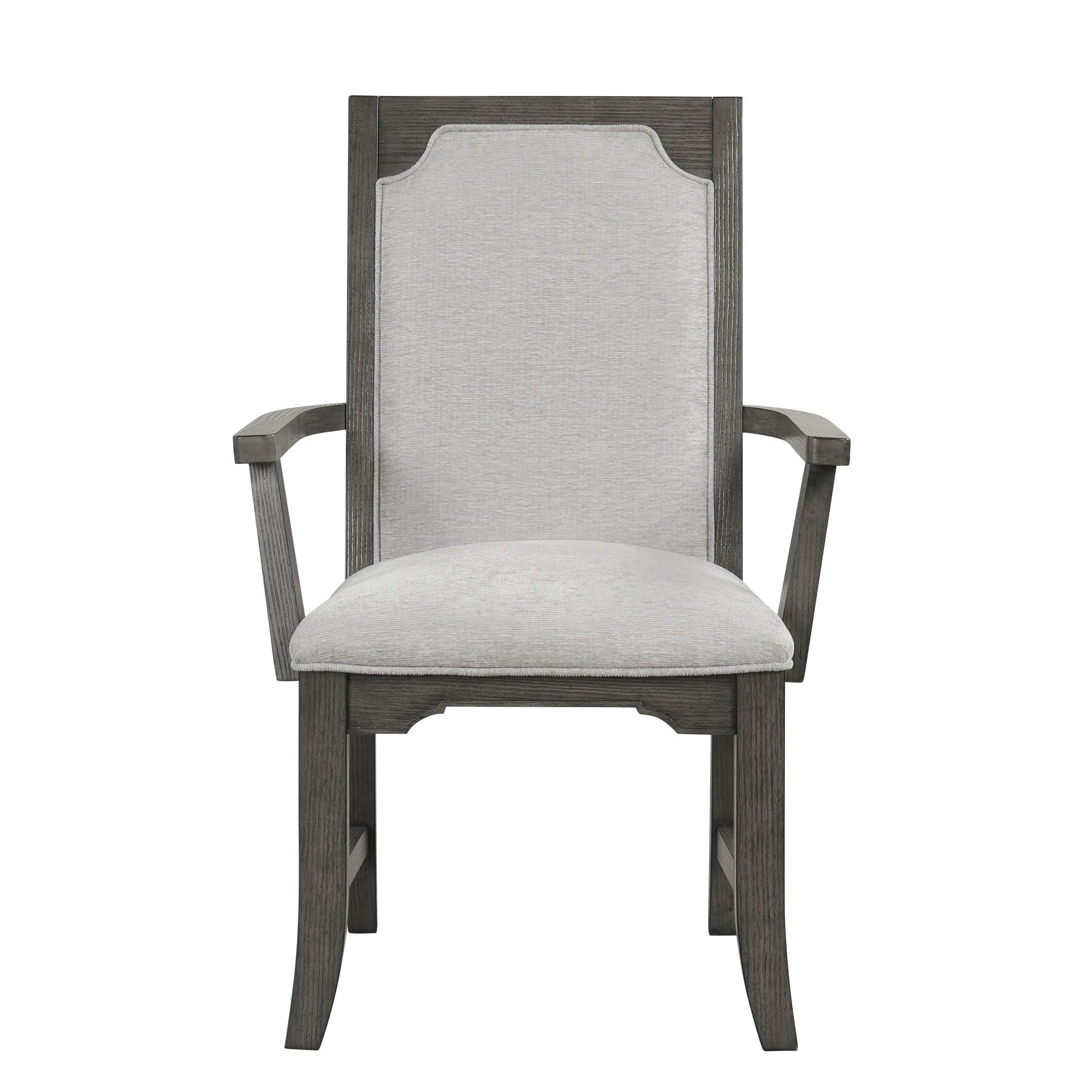 Lisbon - Dining Arm Chair (Set of 2) - Gray