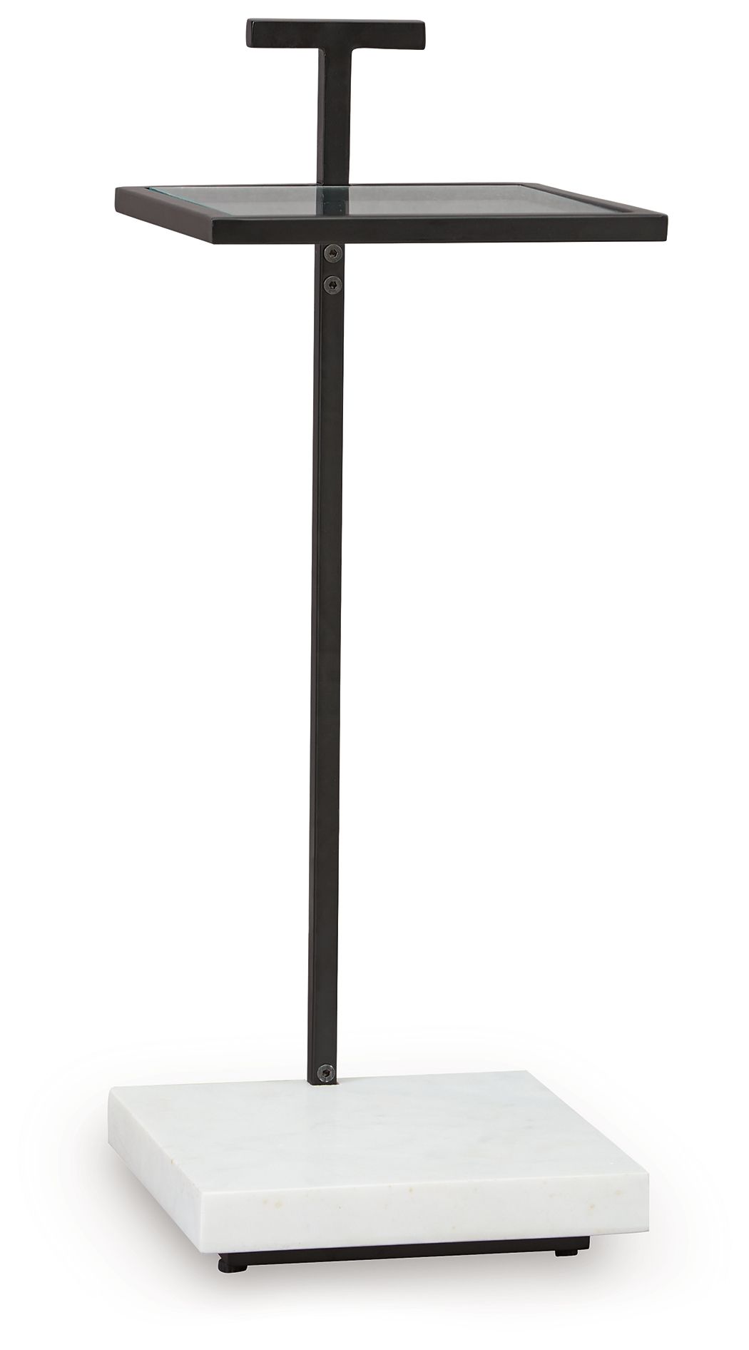 Mannill - Accent Table - Black / White