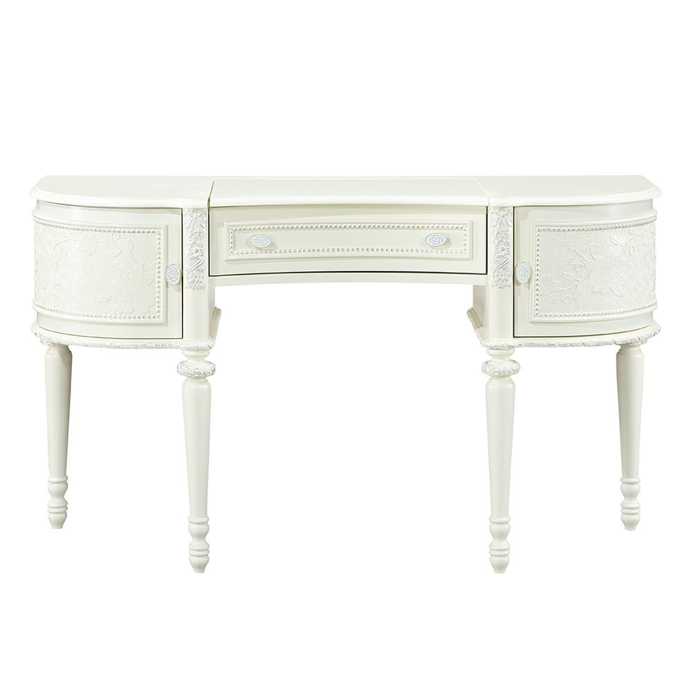 Dorothy - Vanity Desk & Mirror - Ivory
