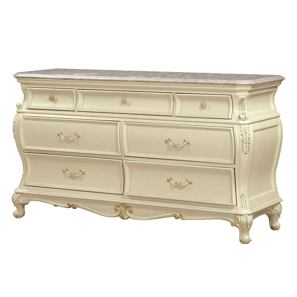 Chantelle - Dresser - Pearl White Finish