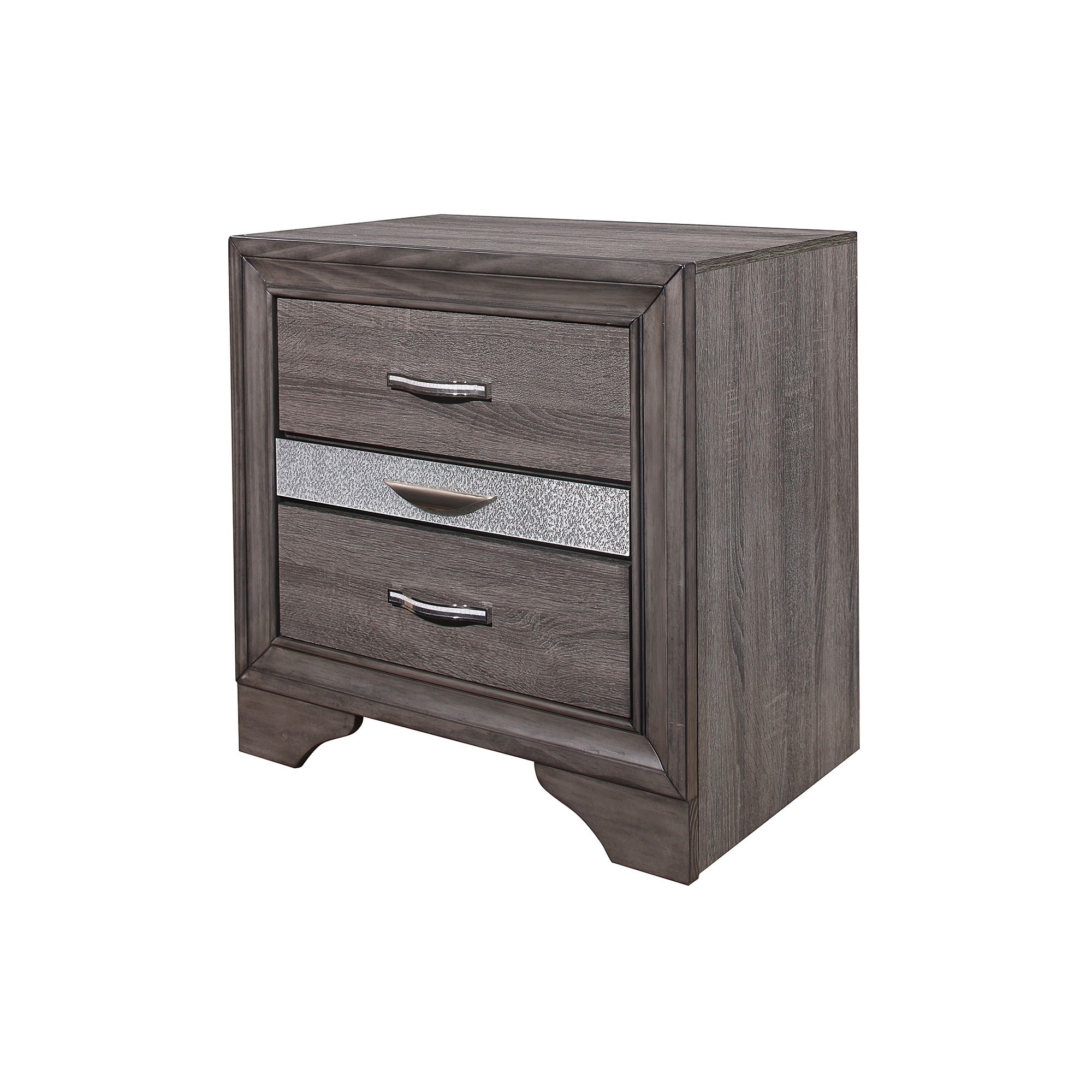 Ryder - Sparkle Nightstand - Gray