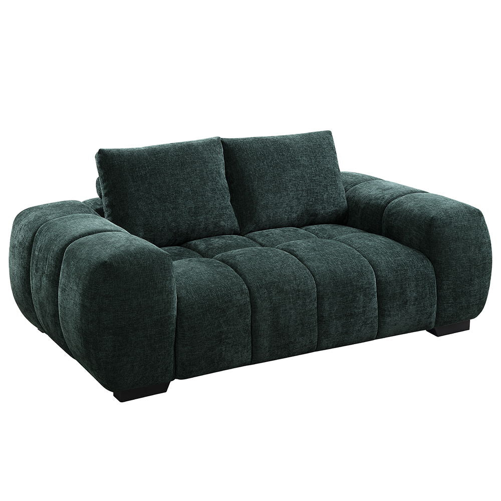 Ferrand - Loveseat - Green Linen