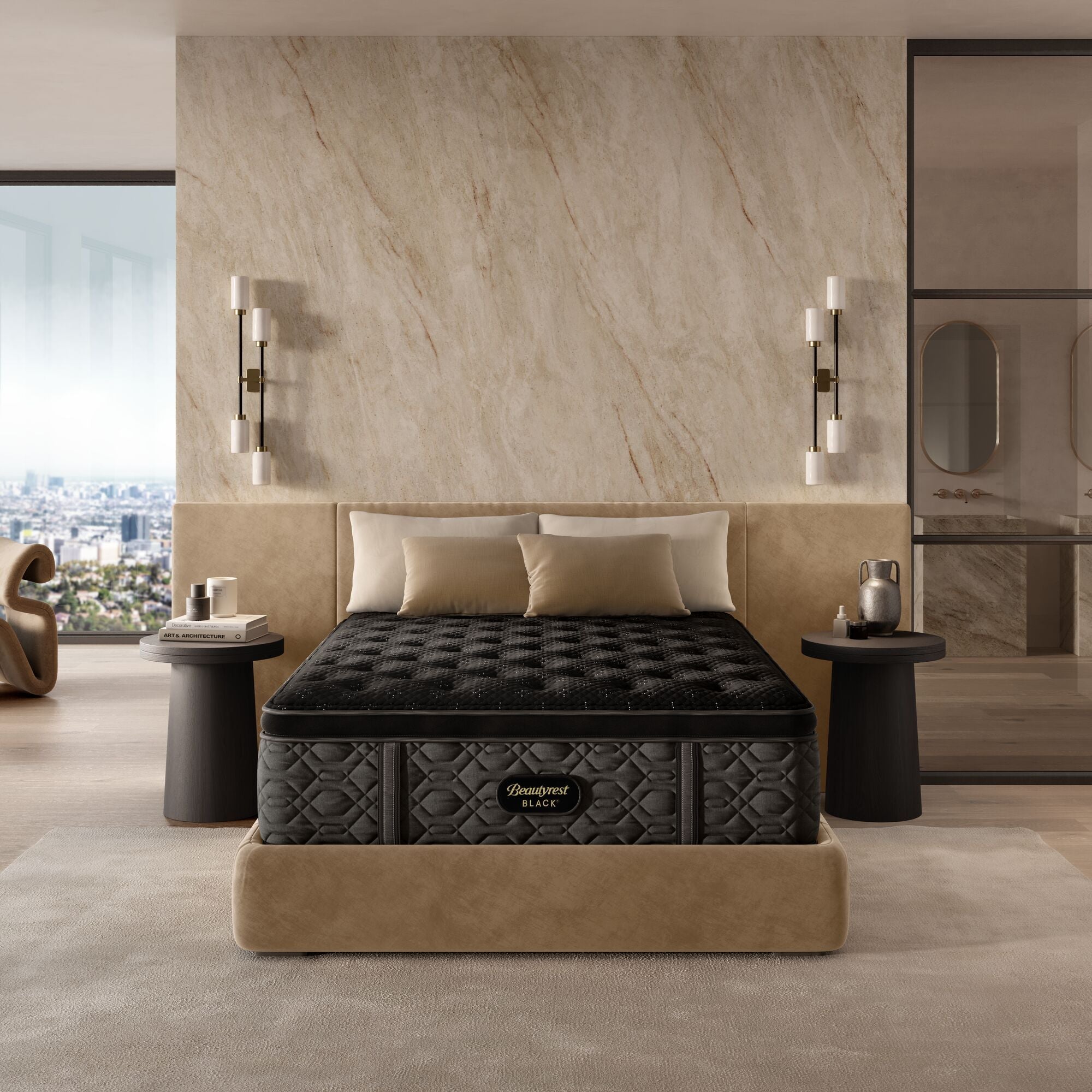 Beautyrest Black - 16.75" Series Three Plush Pillow Top Mattress