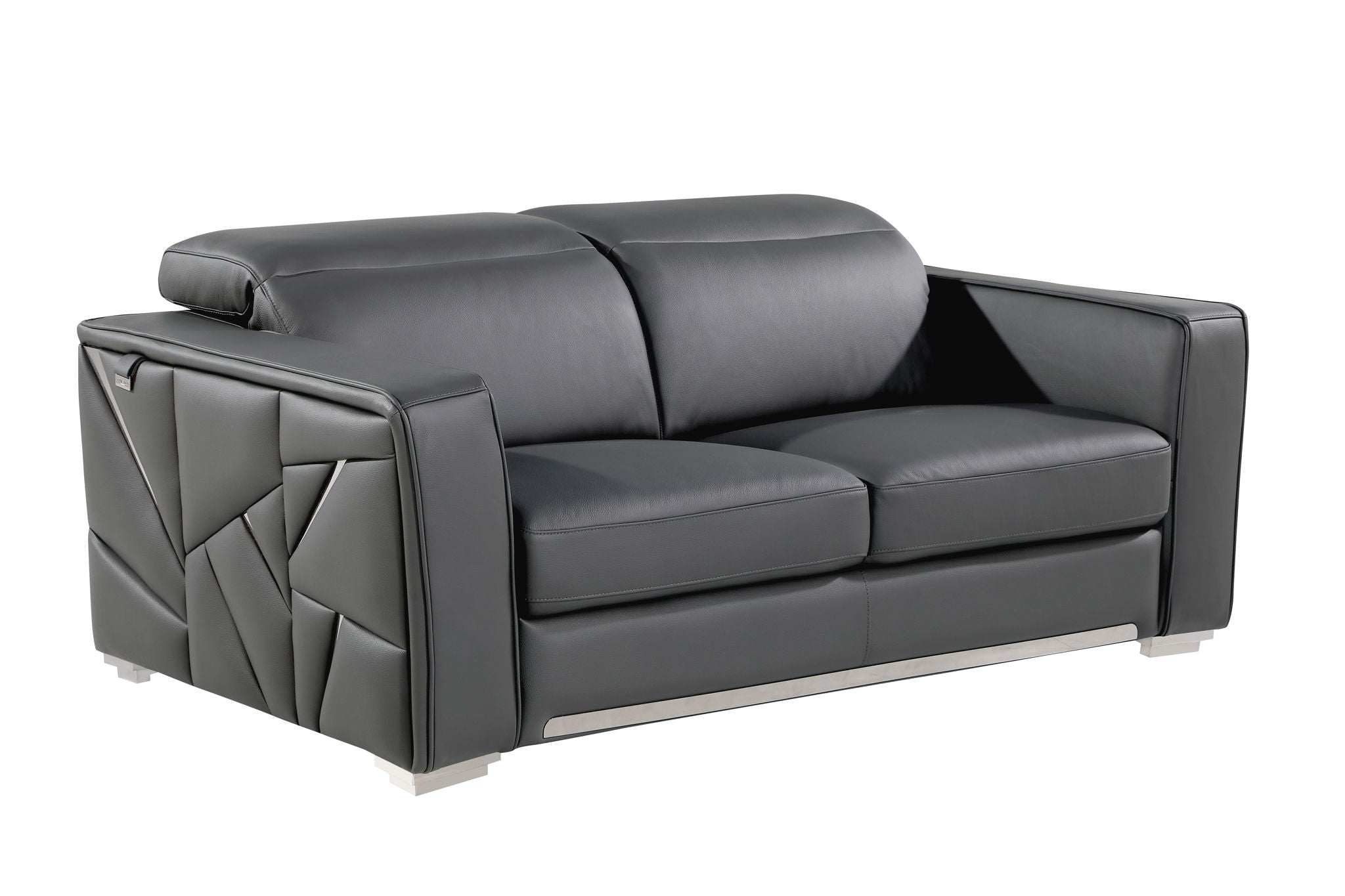 1120 - Leather Loveseat