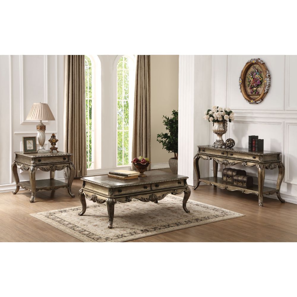 Ragenardus - Sofa Table - Vintage Oak