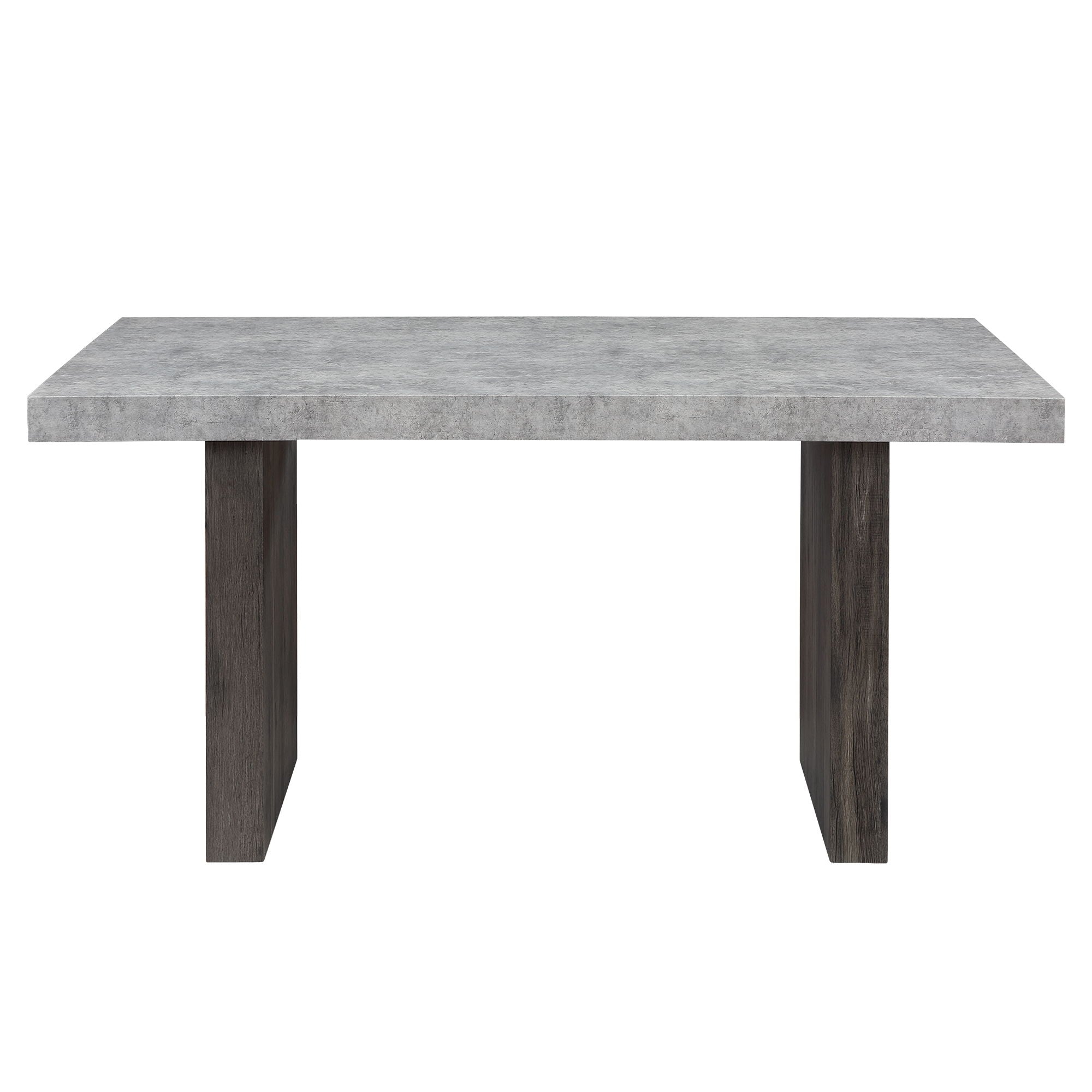 Susan - Dining Table Set With Base - Gray