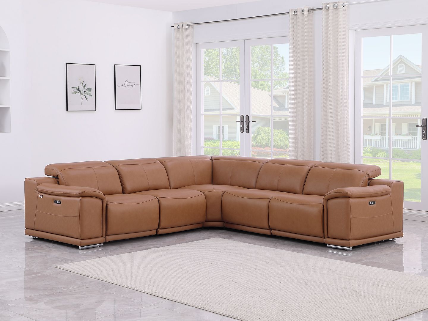 9762 -L-Shaped Sectional Sofa