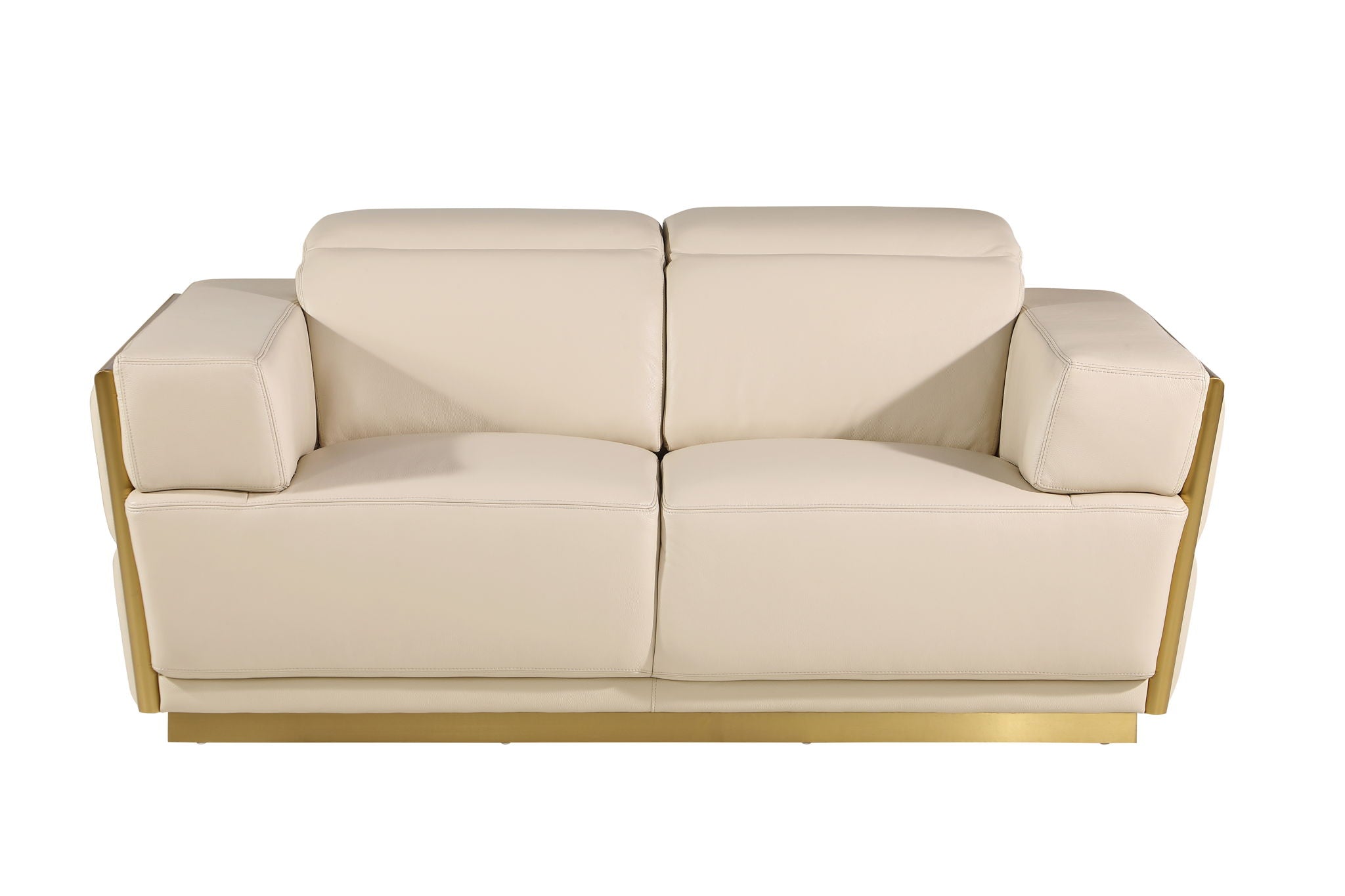 1111 - Leather Loveseat