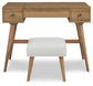 Ashley Express - Thadamere Vanity/UPH Stool (2/CN)