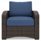 Ashley Express - Windglow Outdoor Loveseat and 2 Chairs with Coffee Table