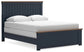 Landocken Queen Panel Bed with 2 Nightstands