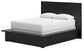 Londer Queen Panel Bed with Mirrored Dresser, Chest and Nightstand