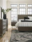 Arkenton King Panel Bed with Mirrored Dresser and 2 Nightstands