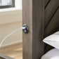 Arkenton King Panel Bed with Mirrored Dresser and 2 Nightstands
