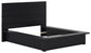 Londer Queen Panel Bed with Mirrored Dresser and 2 Nightstands