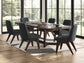 Dilenno Dining Table and 6 Chairs