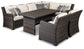 Easy Isle 3-Piece Outdoor Sectional with 2 Chairs and Coffee Table