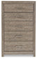 Culverbach King Panel Bed with Mirrored Dresser, Chest and 2 Nightstands