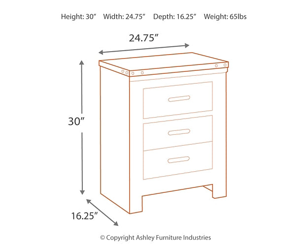 Ashley Express - Trinell Two Drawer Night Stand