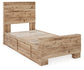 Hyanna  Panel Bed With 2 Side Storage