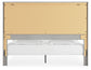 Cottonburg King Panel Bed with Mirrored Dresser